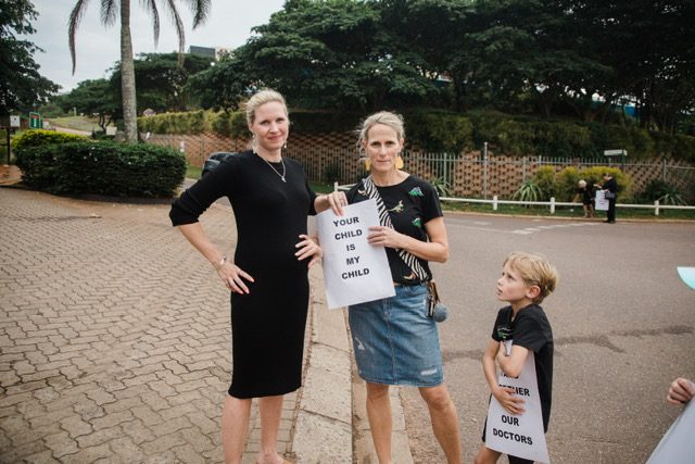 The community standing together for healthcare